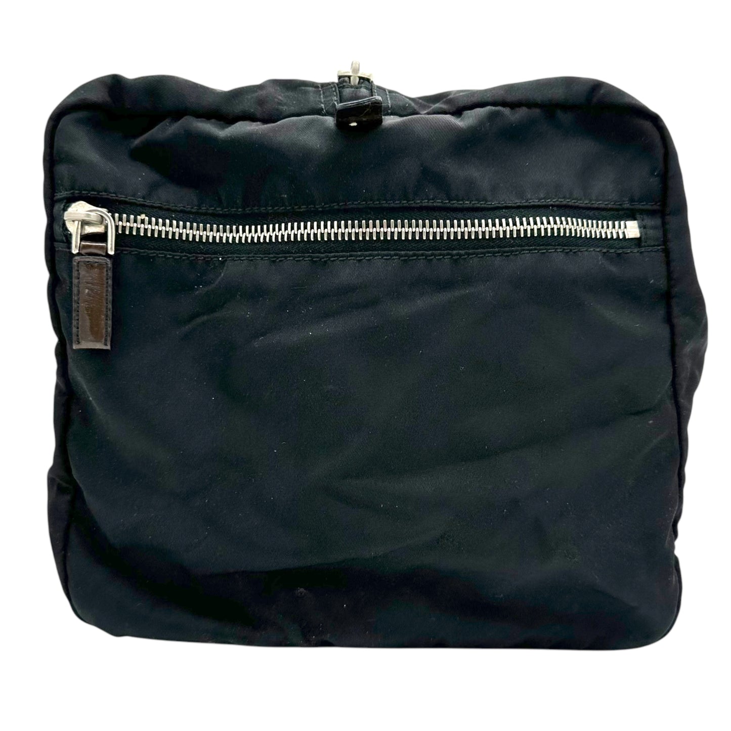 Prada Black Leather Strap Bowler Bag - Outfit Repeater