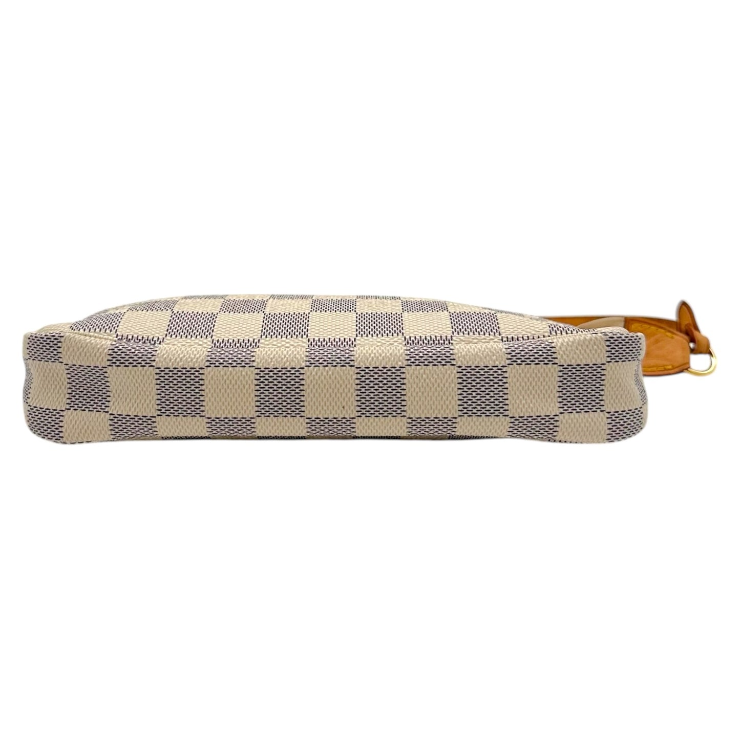 Louis Vuitton Pochette Bag White Damier Azur Coated Canvas
