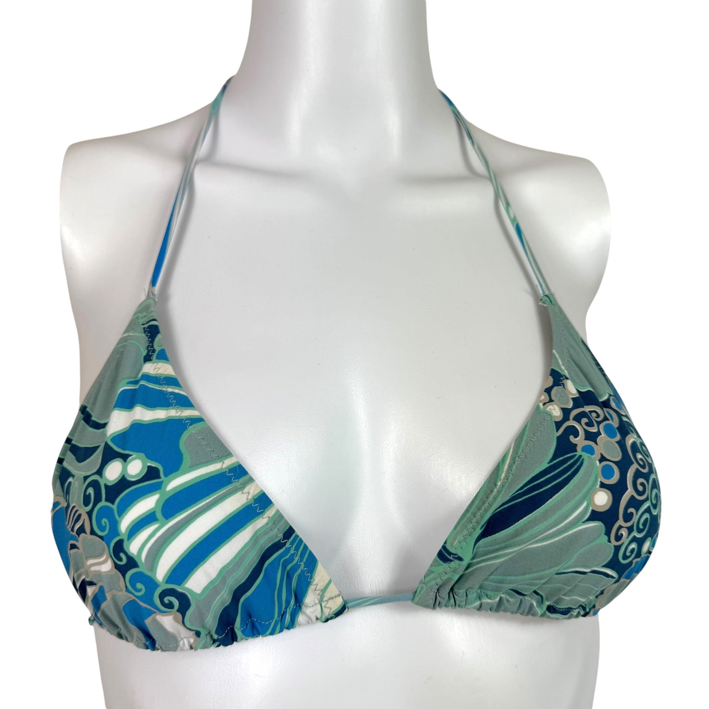 Dolce & Gabbana Blue Printed Bikini Set