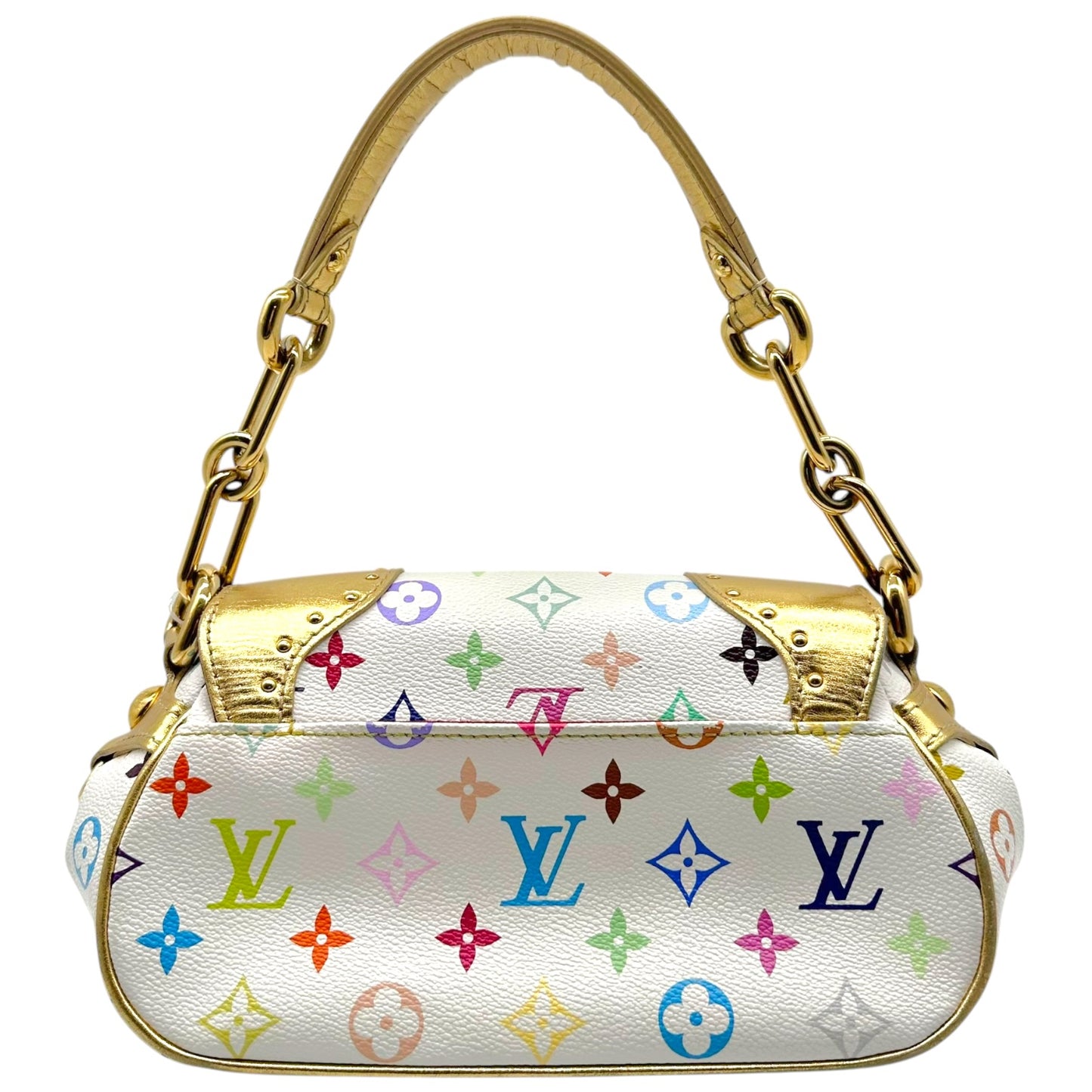 Louis Vuitton Murakami Marilyn Bag White Multicolor Gold