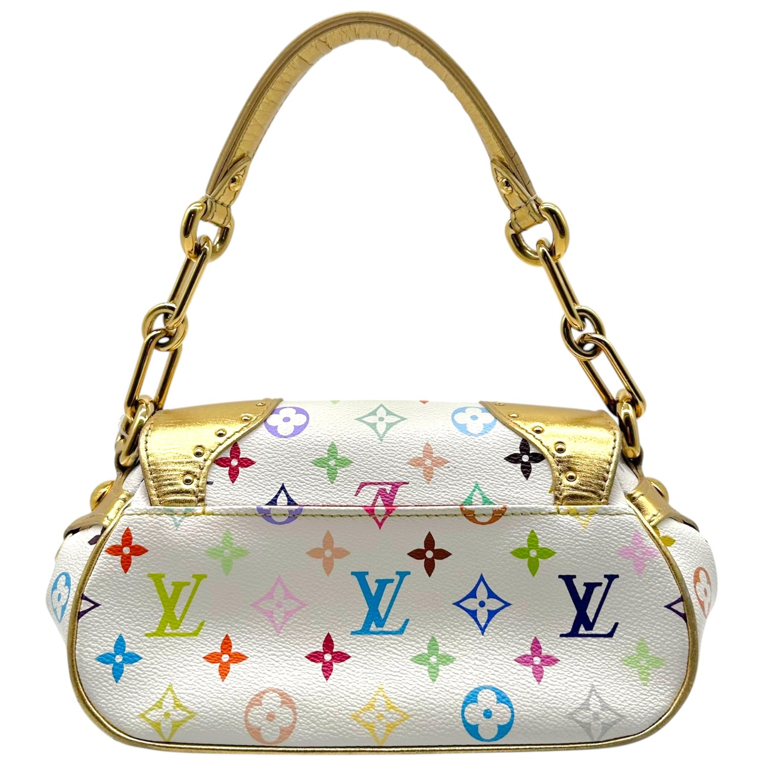 Louis Vuitton Murakami Marilyn Bag White Multicolor Gold