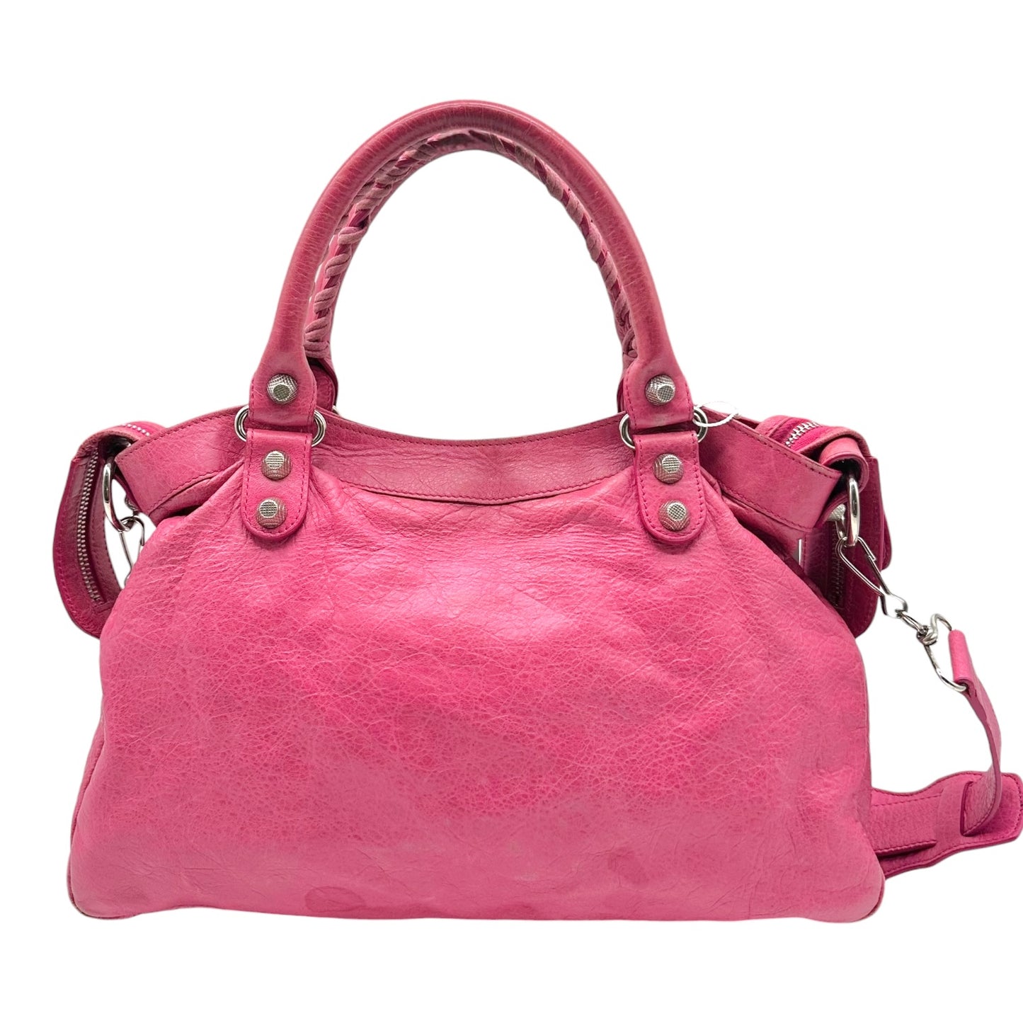 Balenciaga City Town Hot Pink Leather 2-Way Bag