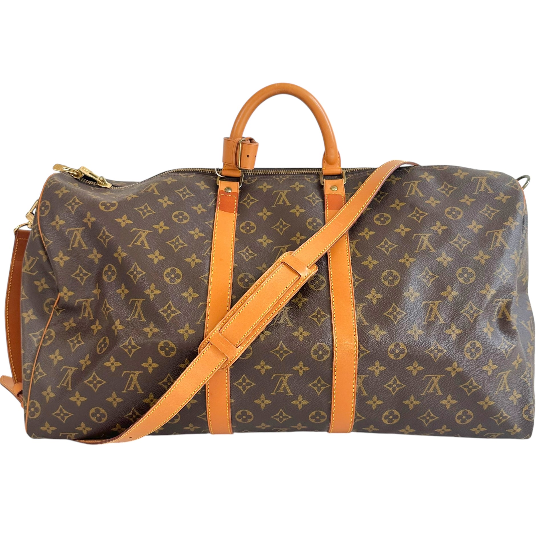 Louis Vuitton Monogram Bandouliere 55 Duffle Bag - Outfit Repeater