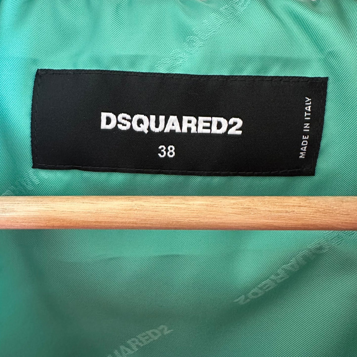 Dsquared2 F/W 2023 Runway Sample Red Cropped 'Fuckin' Freezing' Down Vest