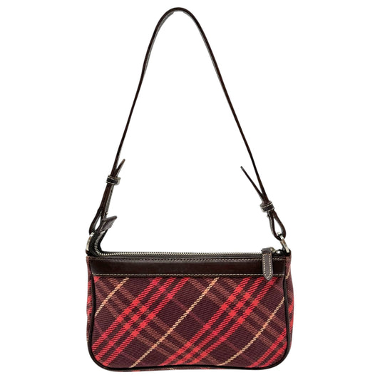 Burberry Blue Label Pink & Purple Nova Check Plaid Shoulder Pochette Bag - Outfit Repeater