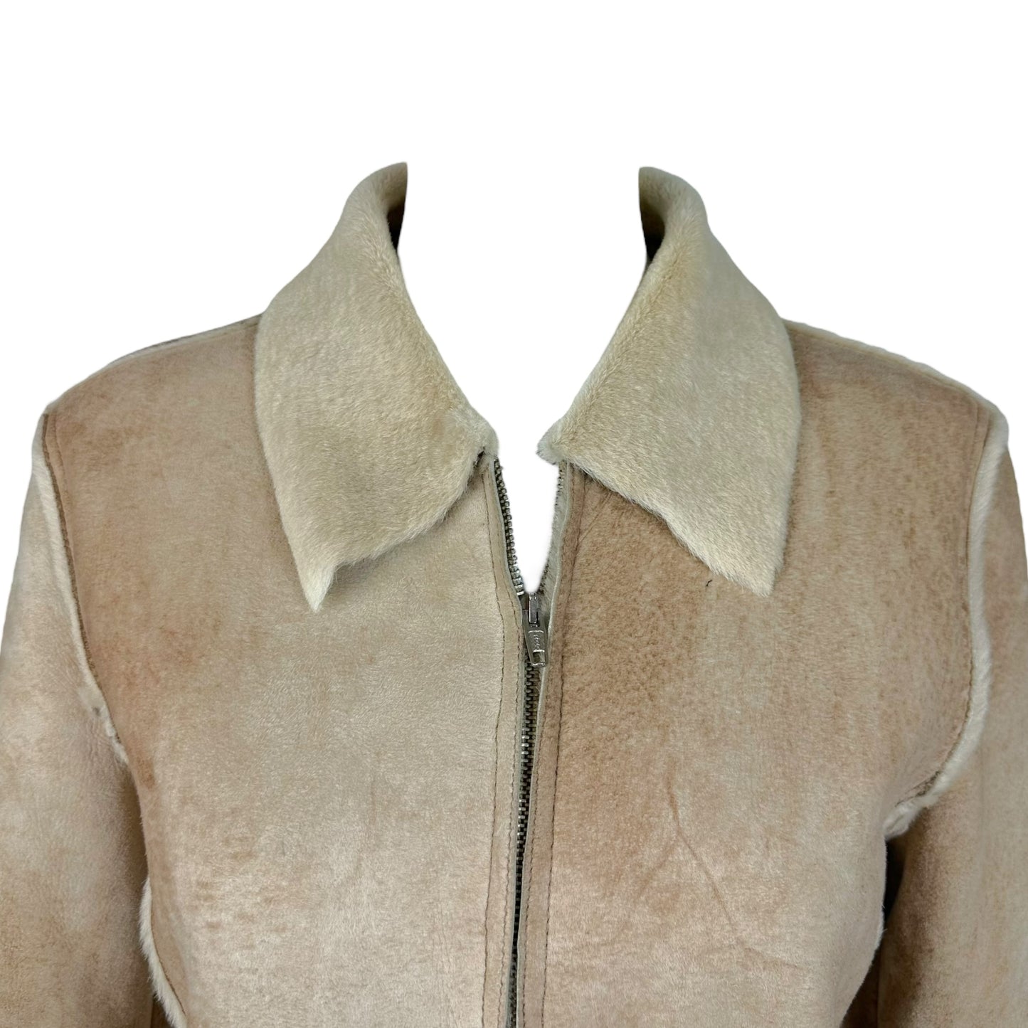 D&G Dolce & Gabbana Tan Shearling Jacket