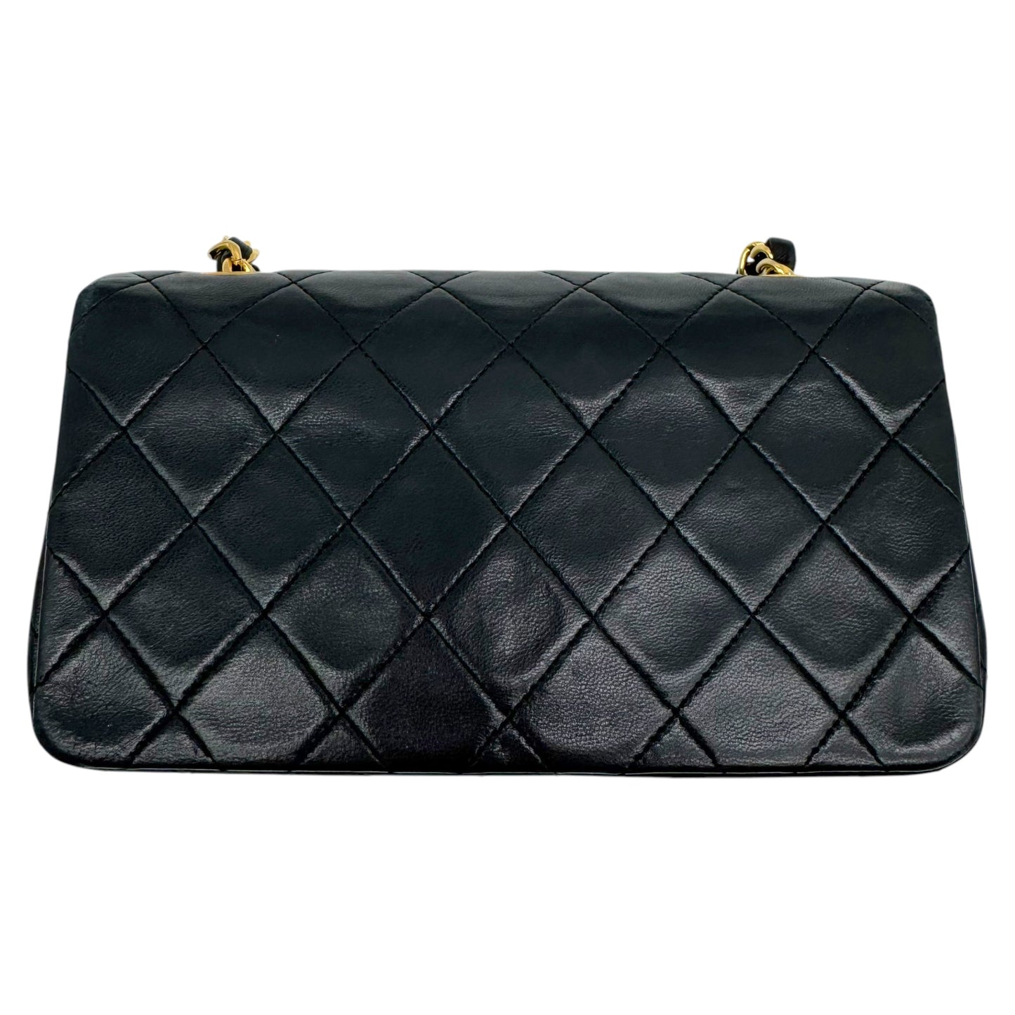 Chanel Black Matelasse Lambskin Small Crossbody Bag