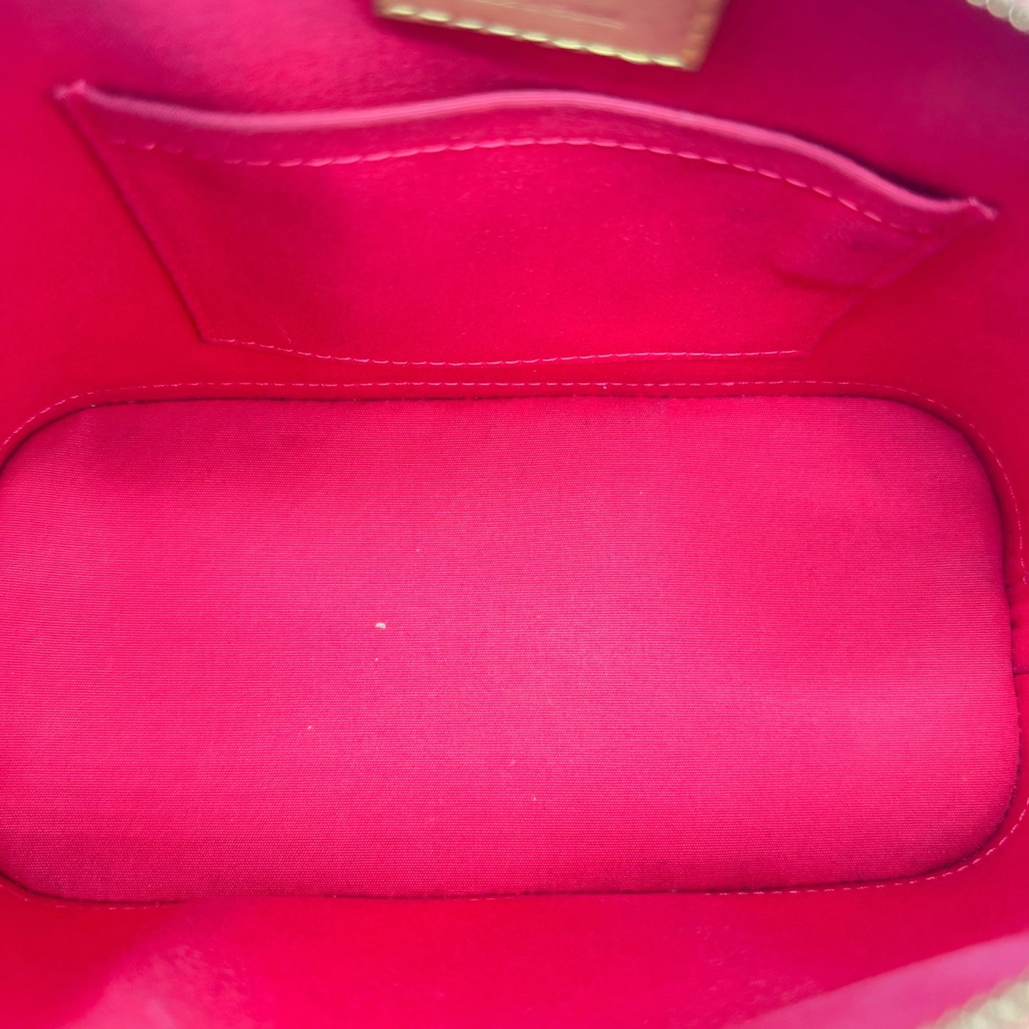 Louis Vuitton Hot Pink Vernis Patent Monogram Alma BB 2-Way Bag