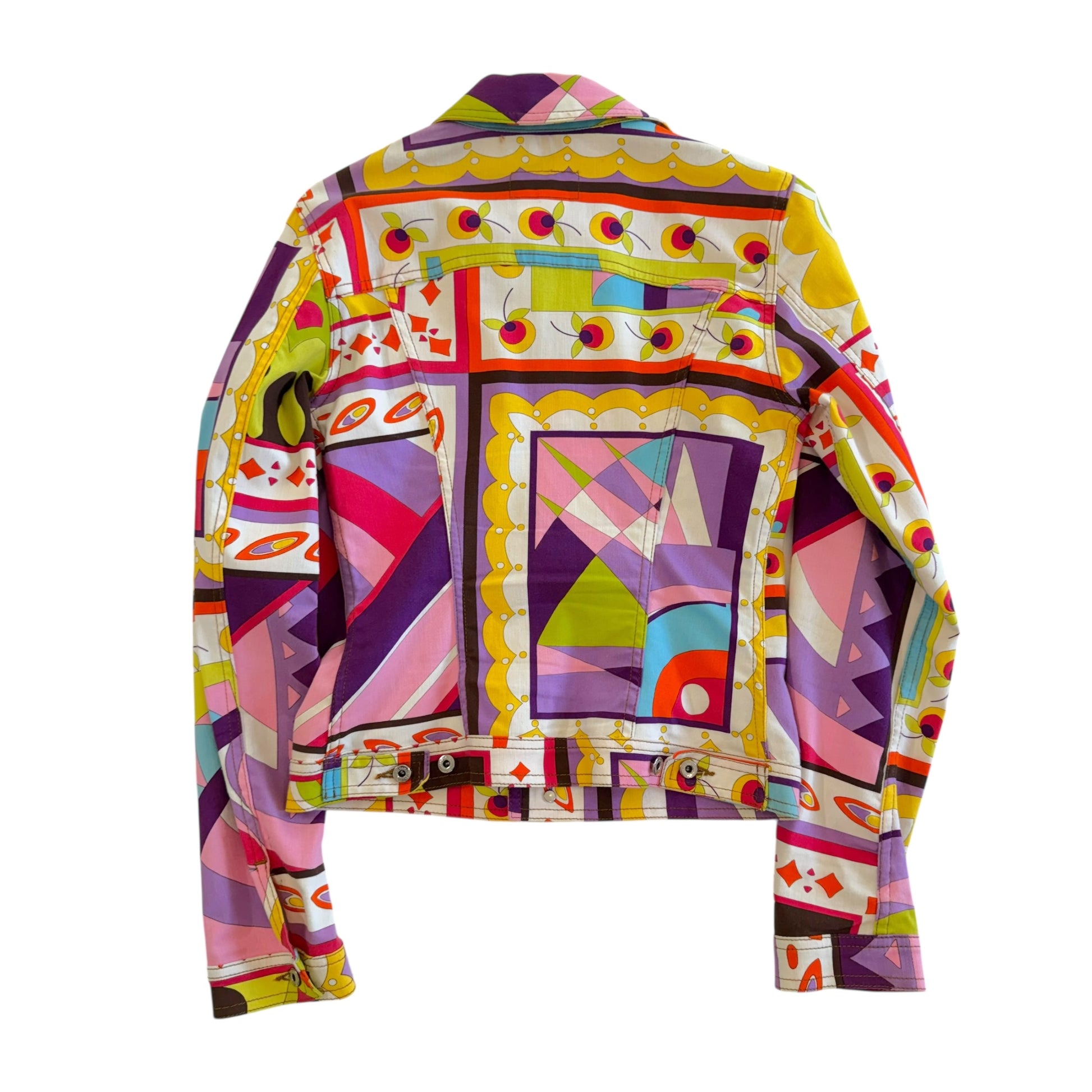 Dolce & Gabbana Multicolor Printed Jacket Pants Set
