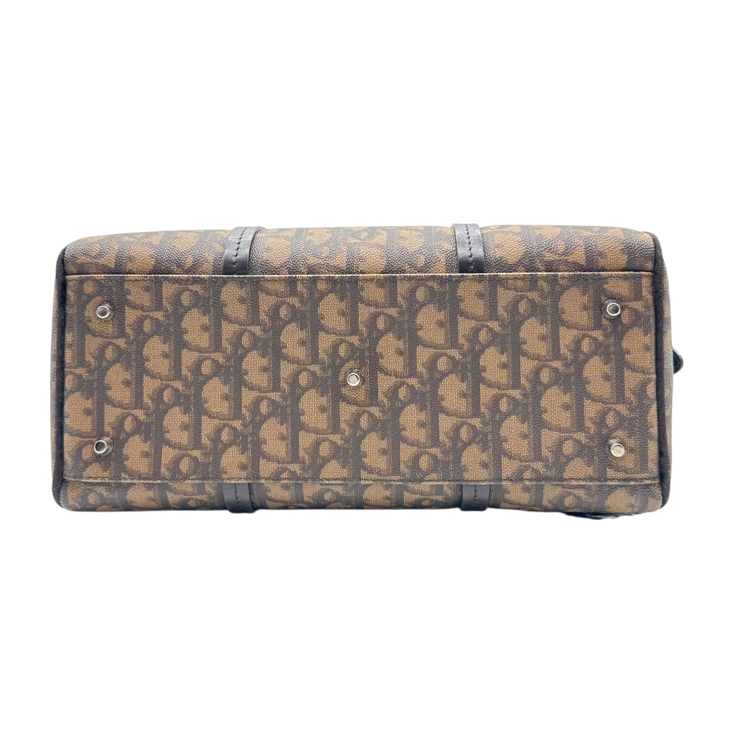 Christian Dior Romantique Brown Monogram Bowler Bag