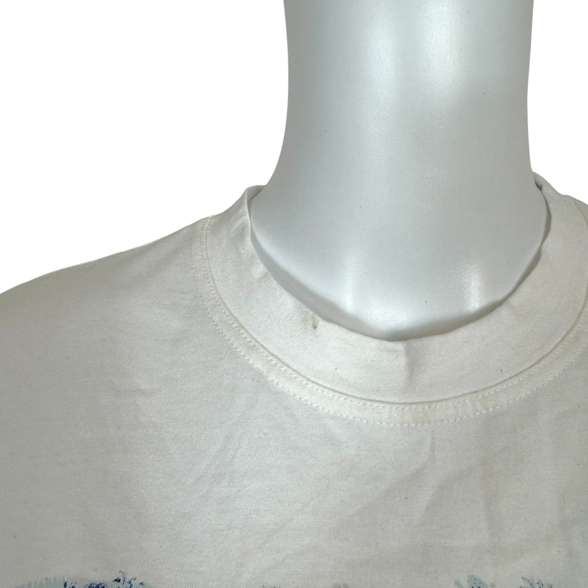 Christian Dior S/S 2002 White Denim Logo T-Shirt