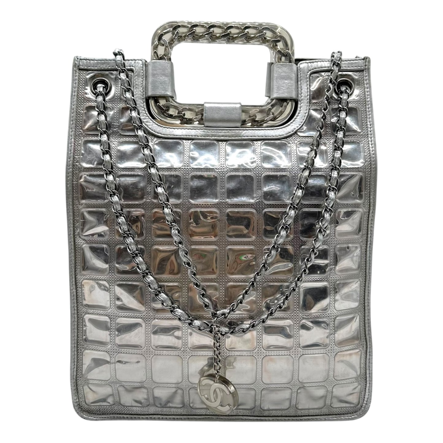 Chanel 2007 Ice Cube 2-Way Clutch Tote Bag