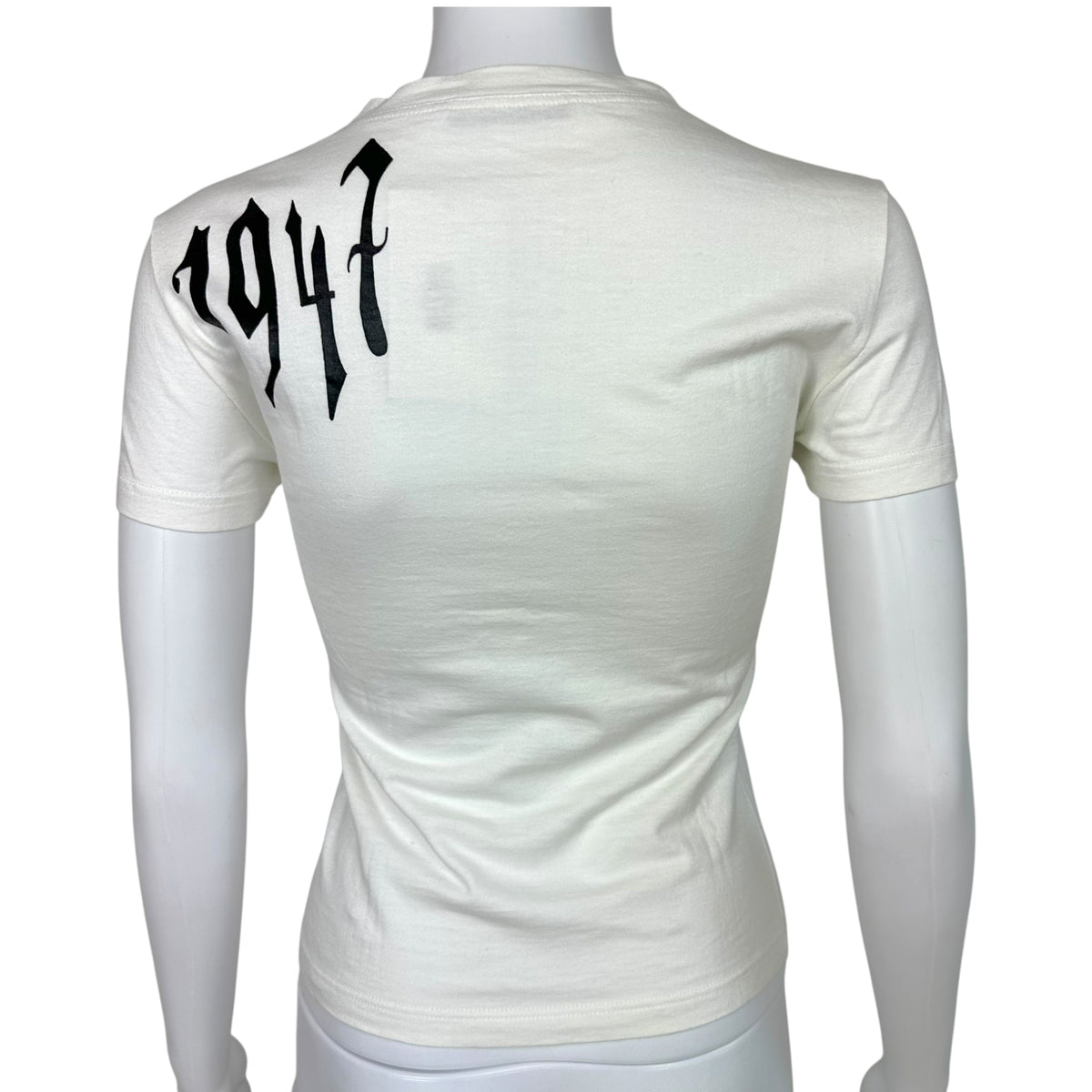 Christian Dior S/S 2002 Black & White Old English Logo T-Shirt