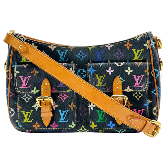 Louis Vuitton Crossbody Bag Black Multicolor Murakami