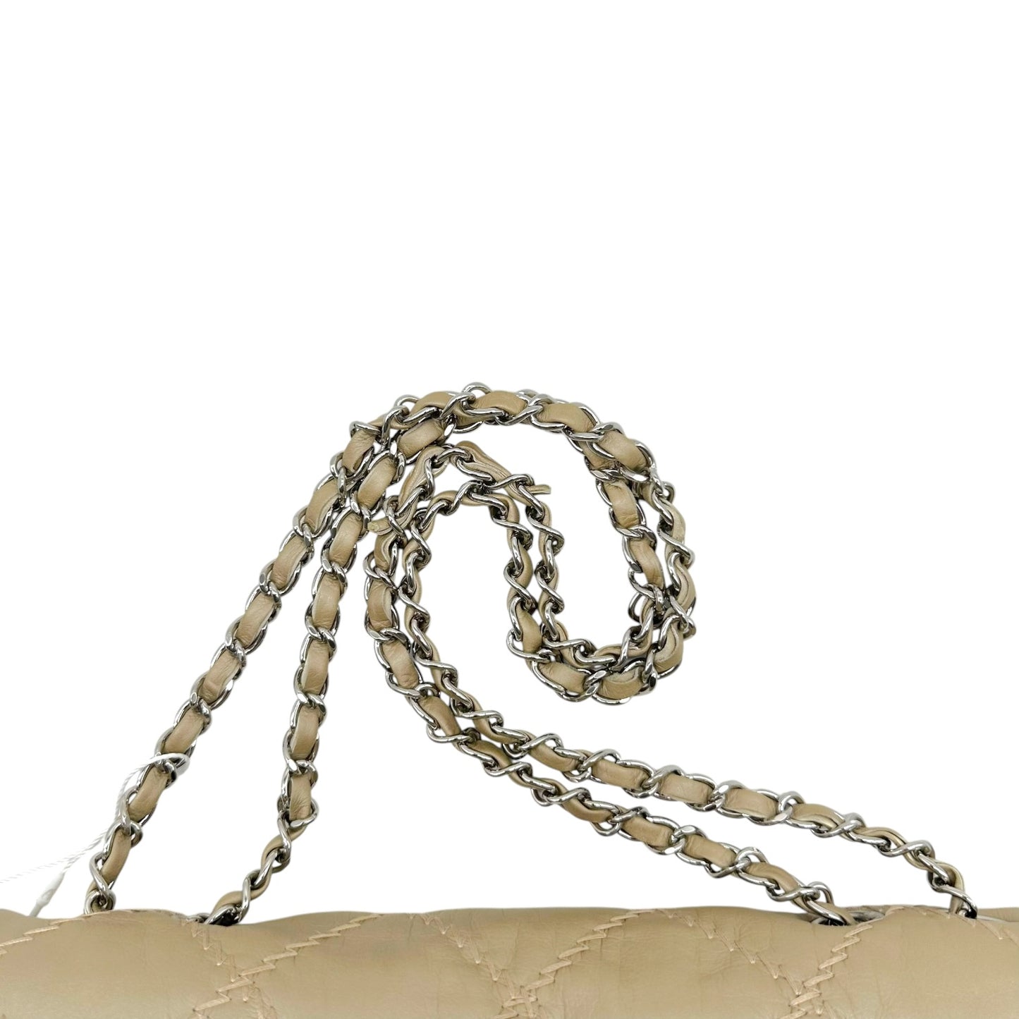 Chanel Gold & Silver Matelasse East-West Flap Bag 2011