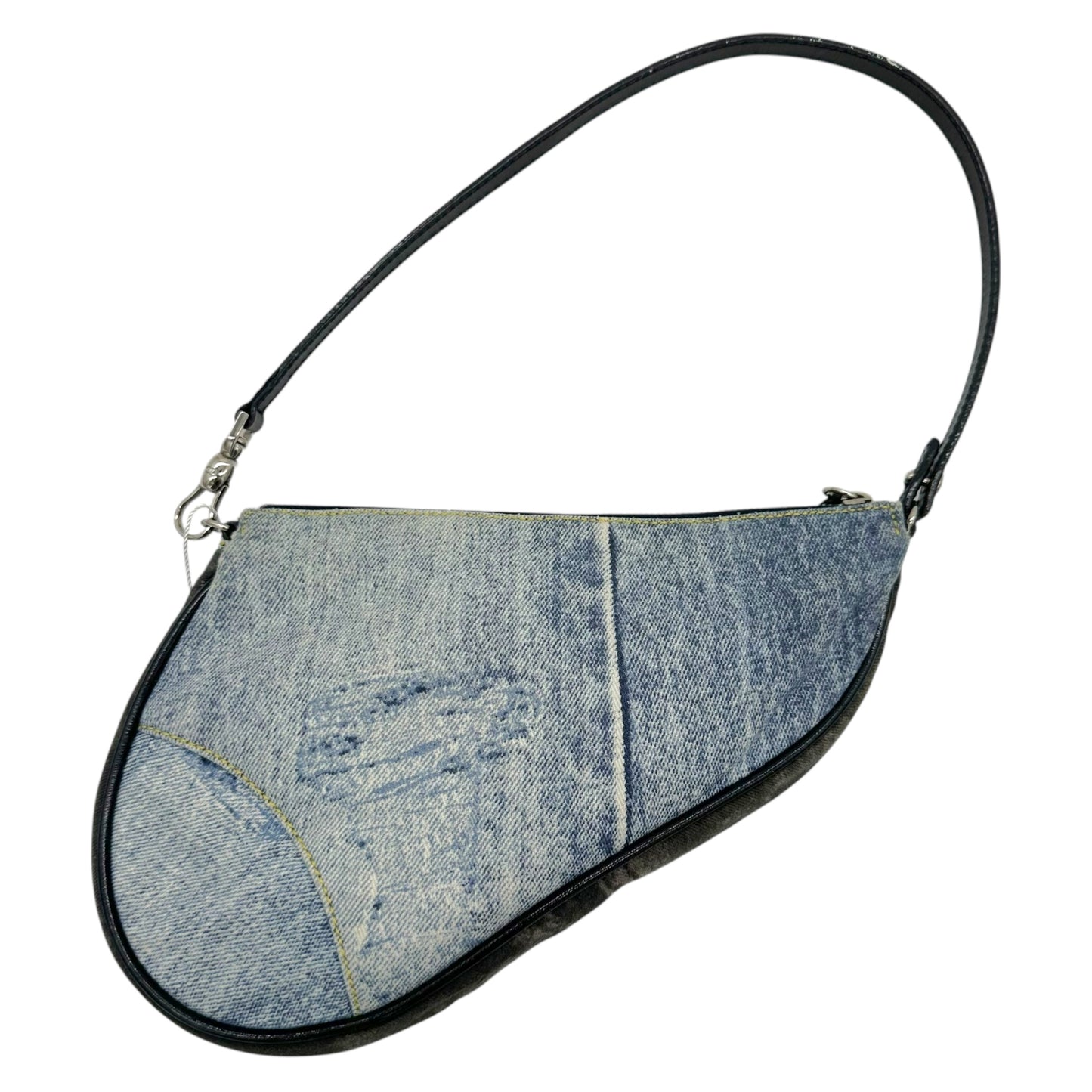 Christian Dior Speedway Denim Mini Saddle Bag