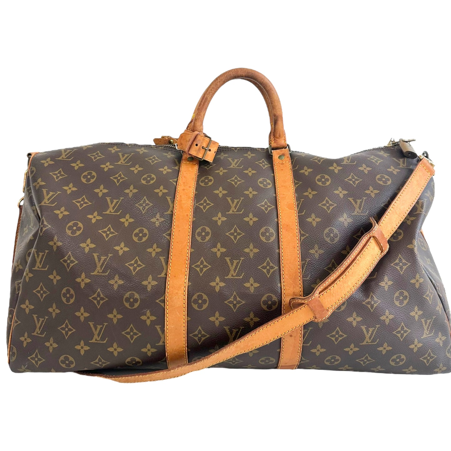 Louis Vuitton Monogram Bandouliere 55 Duffle Bag - Outfit Repeater
