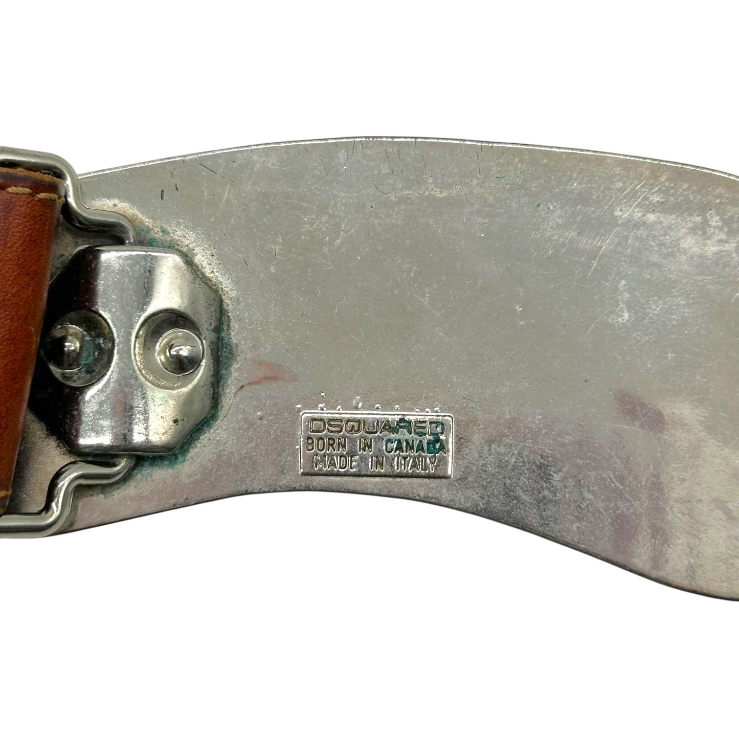 Dsquared2 Red & Blue Hawaii Oversized Belt