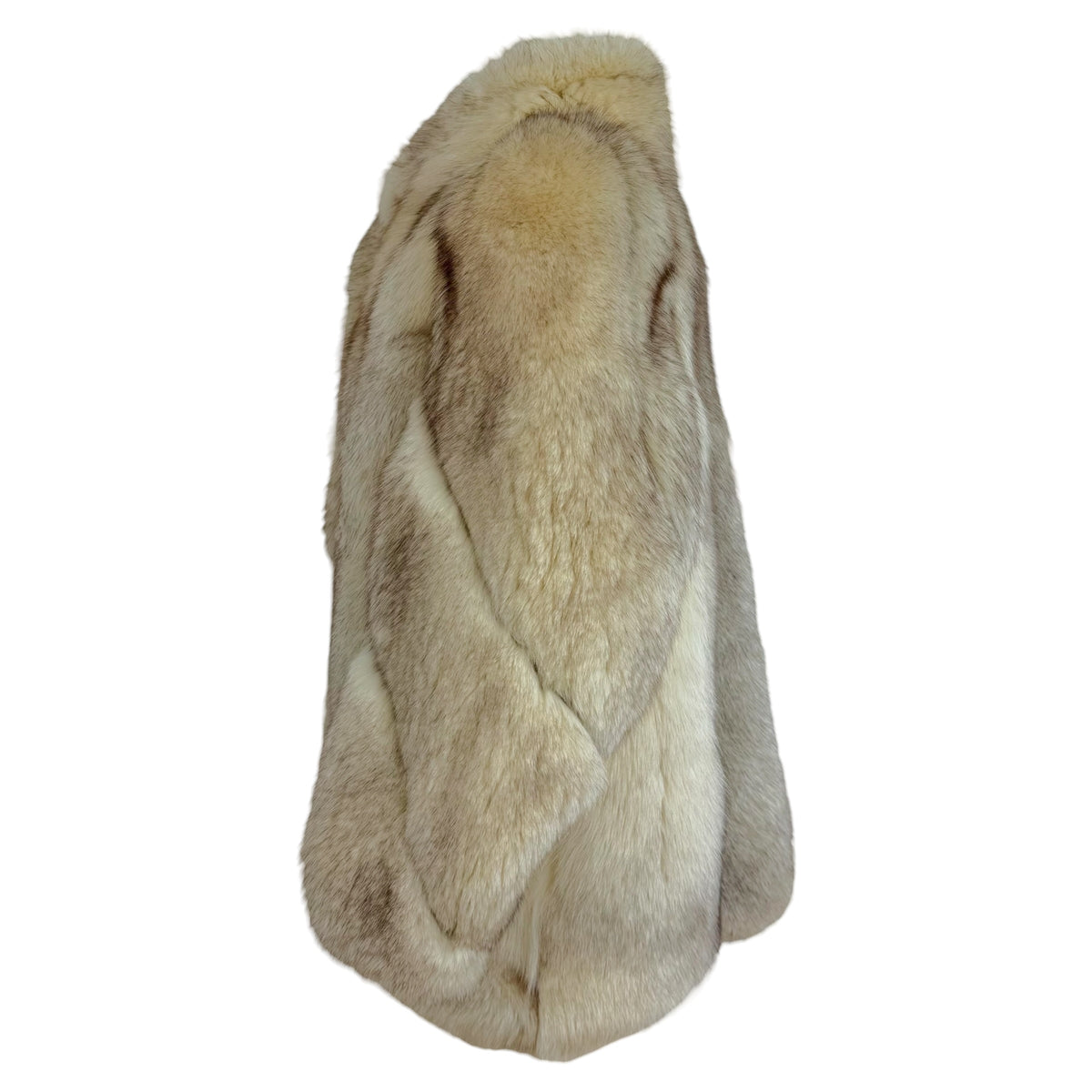 Saga Fox Ivory Fur Coat Blue Fox 1990s Vintage