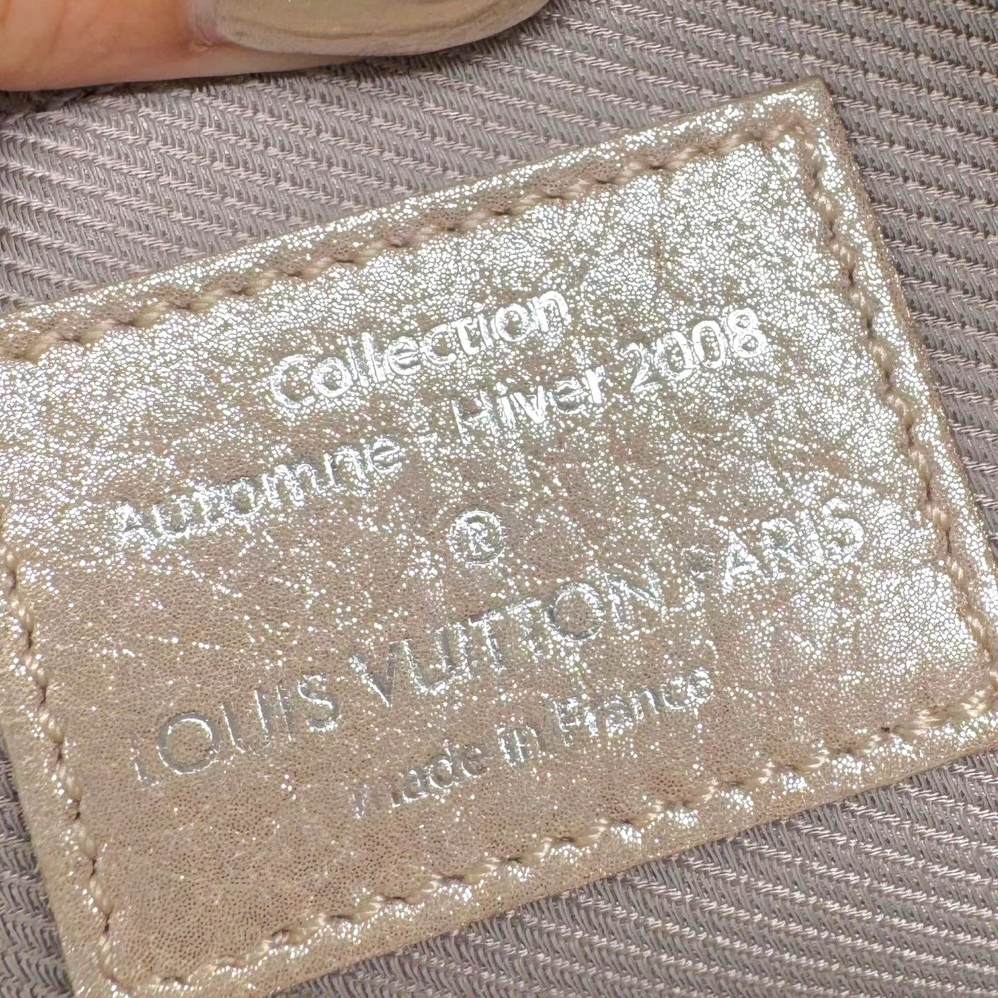 Louis Vuitton Boston Shoulder Bag Pink Shimmer Monogram