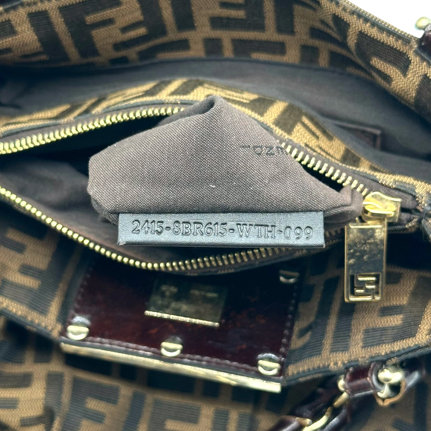 Fendi Classic Zucca Monogram Mia Bag