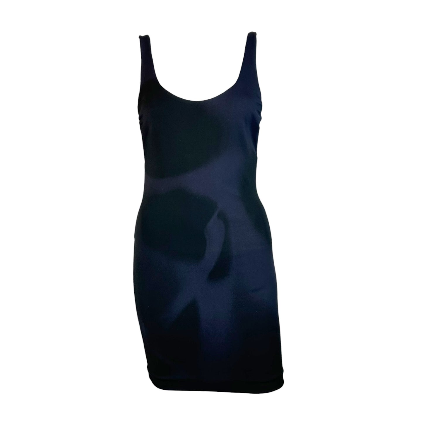 Dsquared2 Mini Dress Black Tie-Dye Open Back Sleeveless