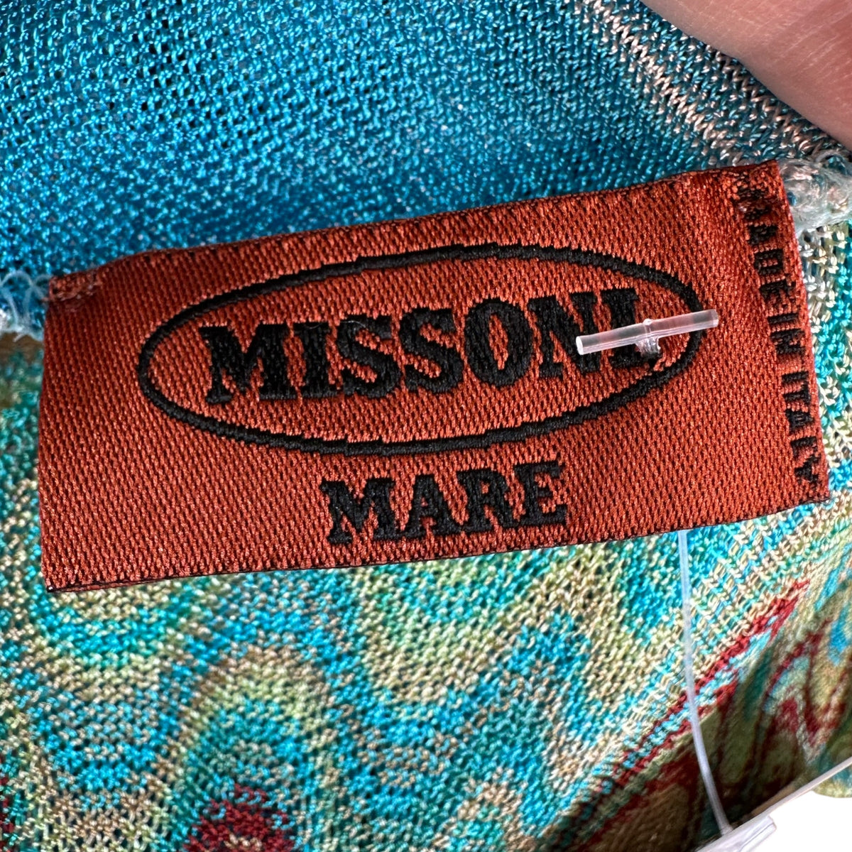 Missoni Mare Multicolor Chevron Knit Maxi Dress