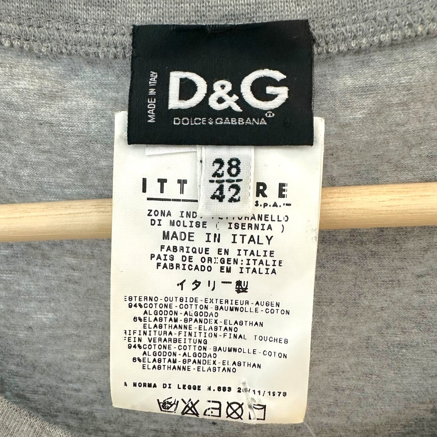 D&G Dolce & Gabbana S/S 2002 Suberb Suede Lace Up Side Graphic Tank