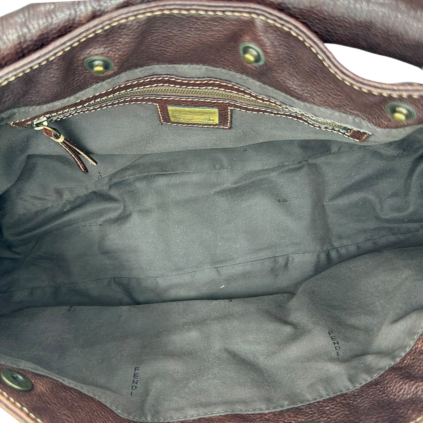 Fendi Brown Leather & Suede Shoulder Bag - Outfit Repeater