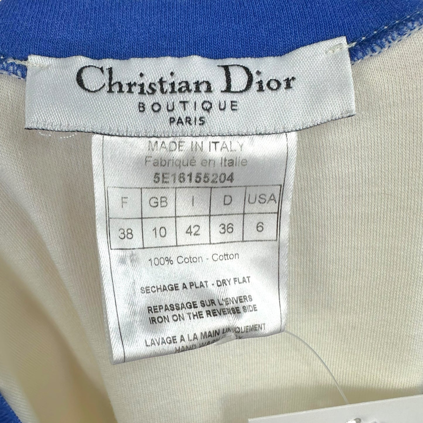 Christian Dior S/S 2005 Multicolor Cartoon Graphic T-Shirt