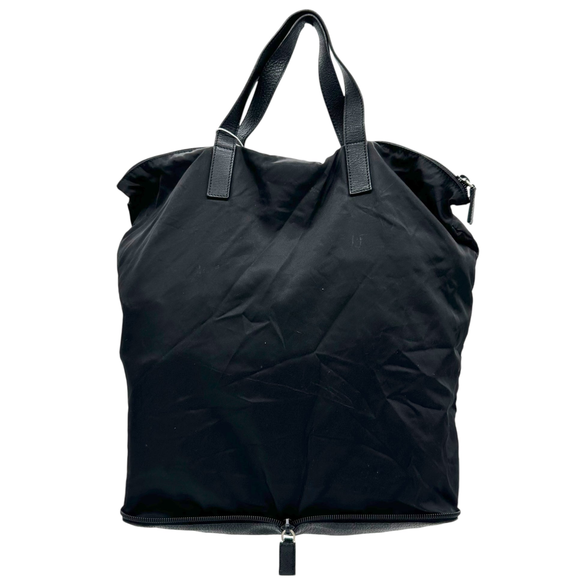 Prada Black Nylon Packable Tote Bag - Outfit Repeater