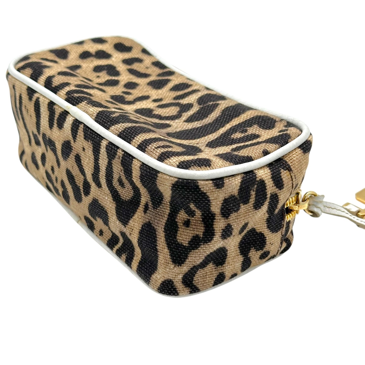 Dolce & Gabbana Leopard Print Small Cosmetic Bag