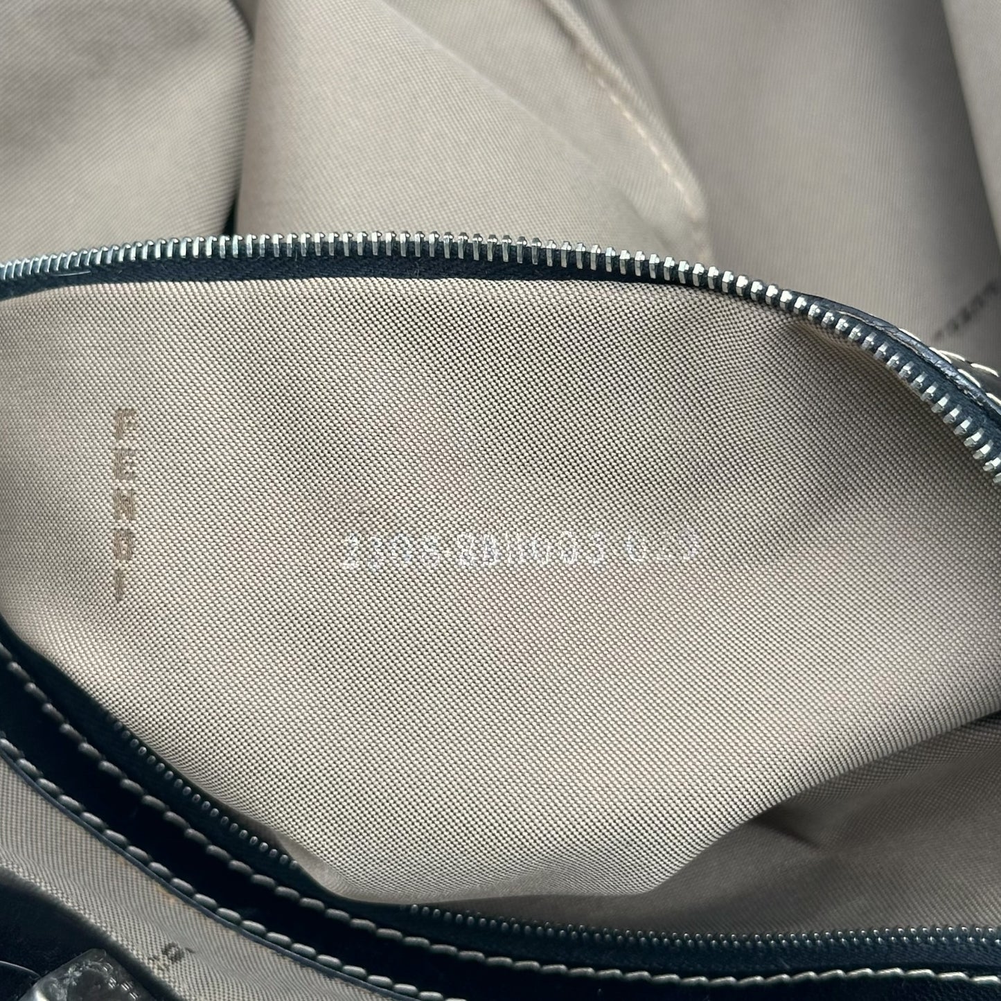 Fendi 'Lynx' Dyed Rabbit Fur Tote Bag