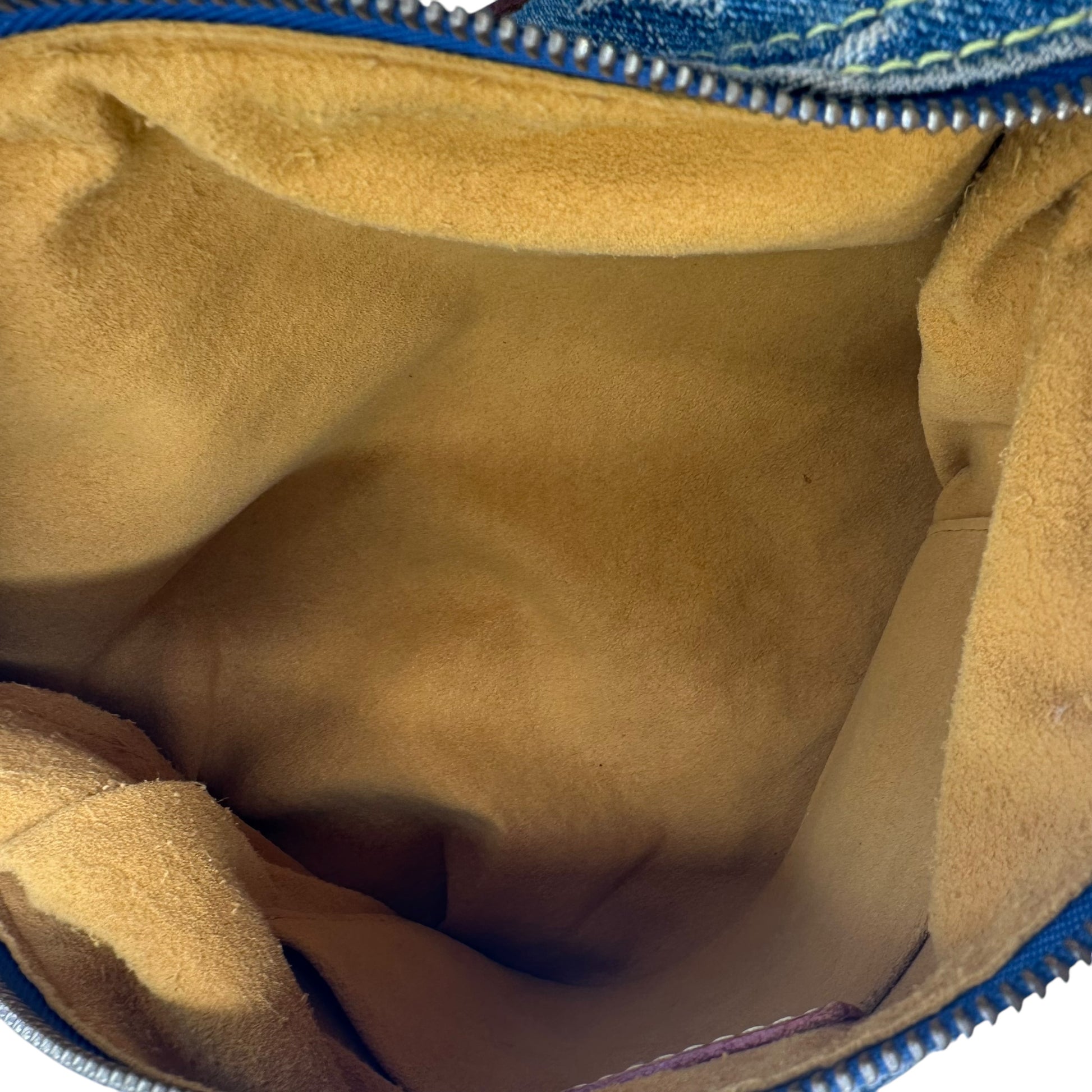 Louis Vuitton Blue Denim Baggy PM Shoulder Bag - Outfit Repeater