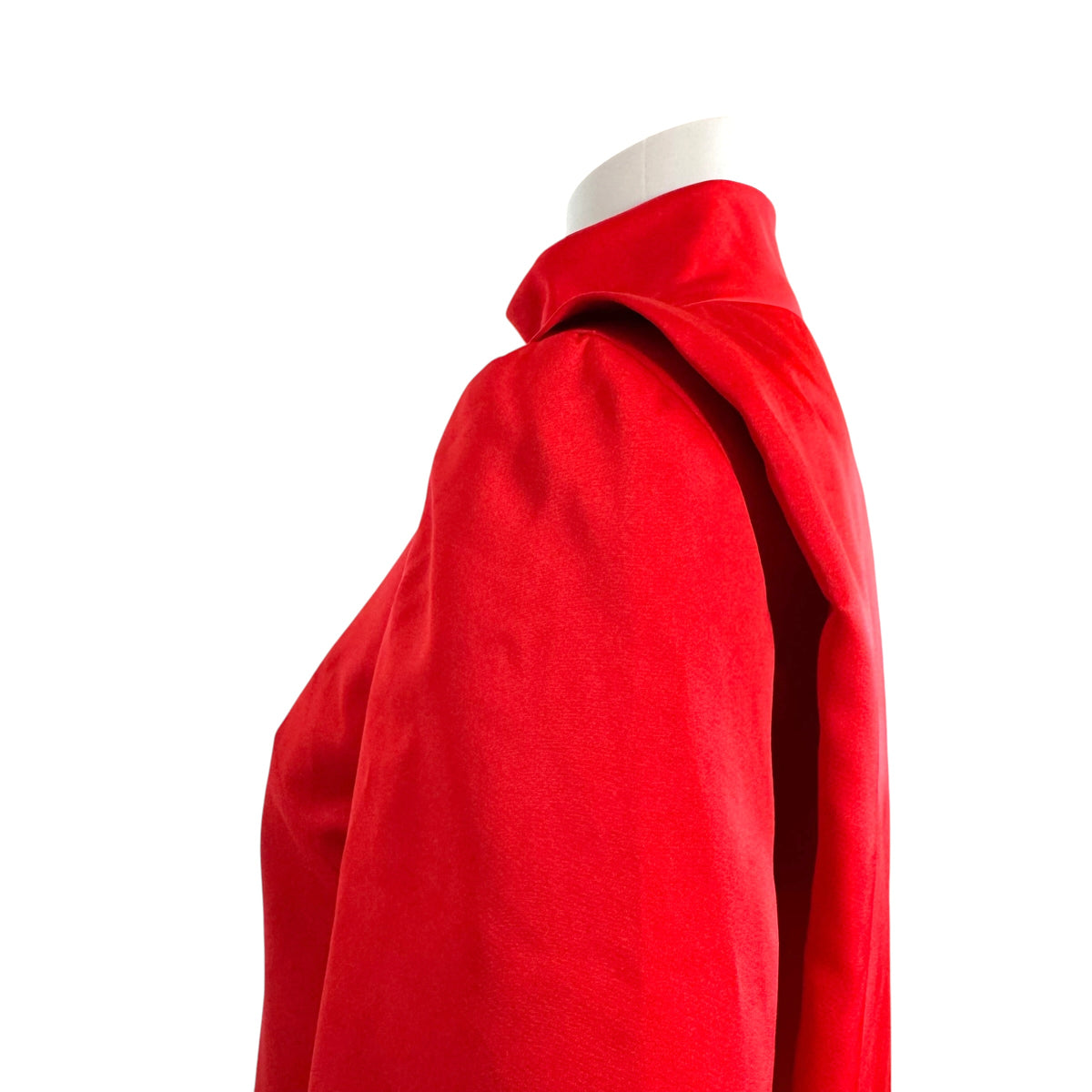 Ferragamo S/S 2023 Red Satin Cropped Jacket NEW