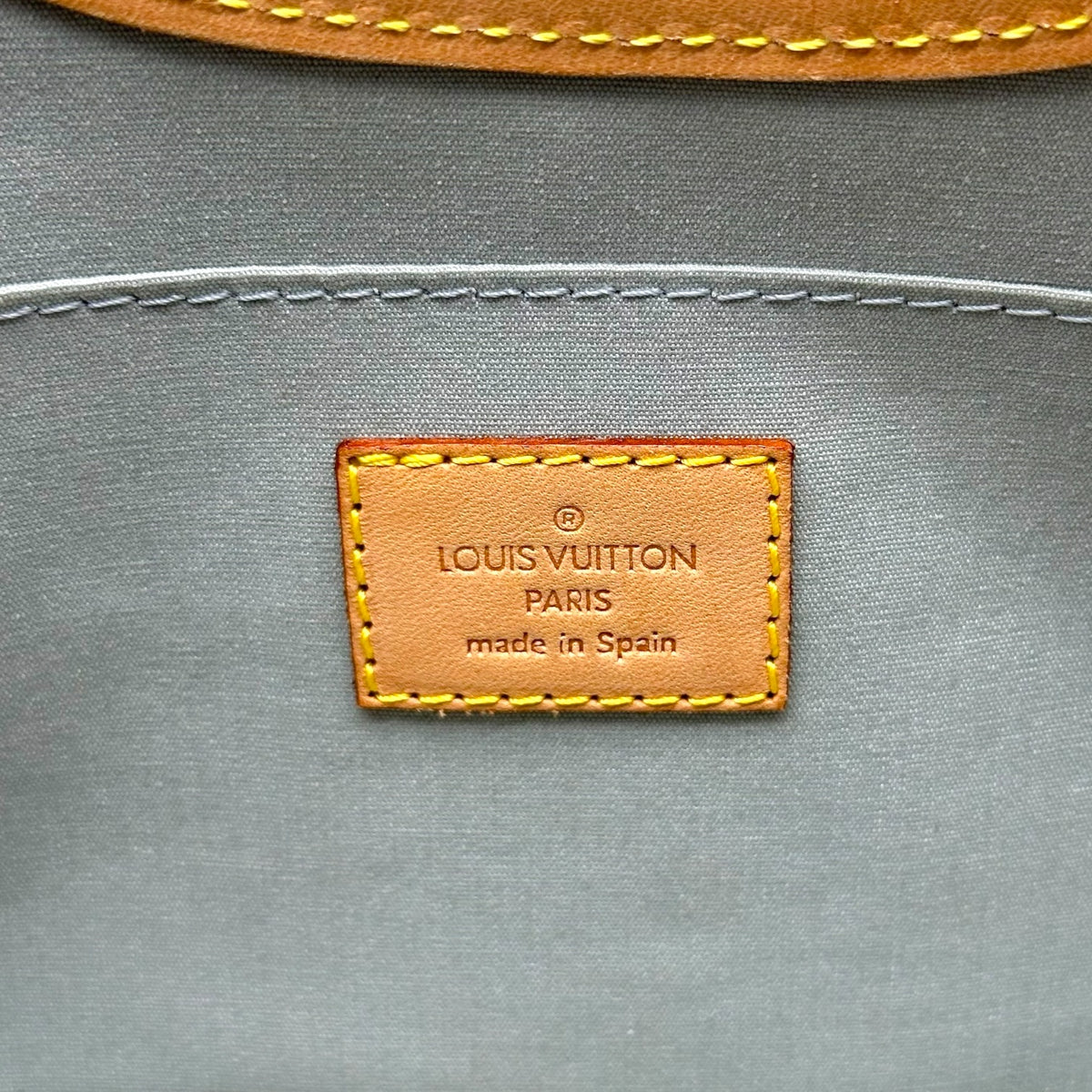 Louis Vuitton Vernis Monogram 2-Way Bag Butter Yellow