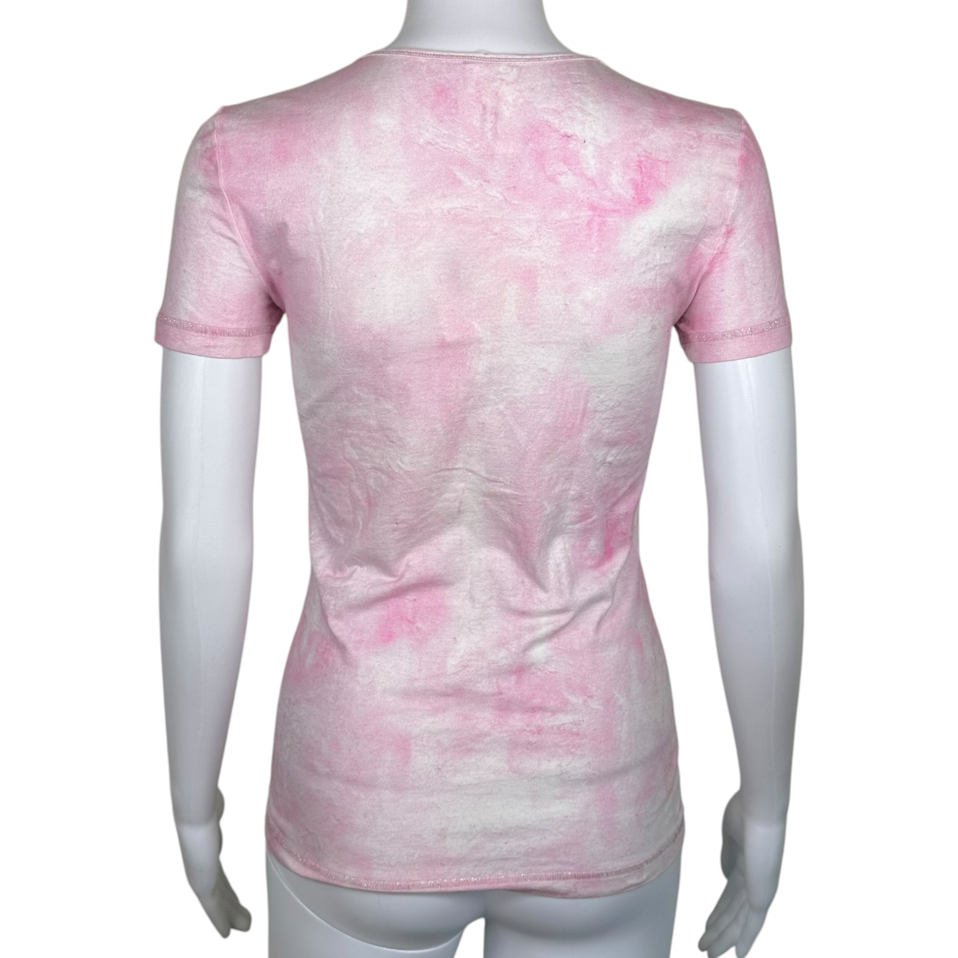 Chanel Cruise 2009 Pink Tie-Dye Logo T-Shirt - Outfit Repeater