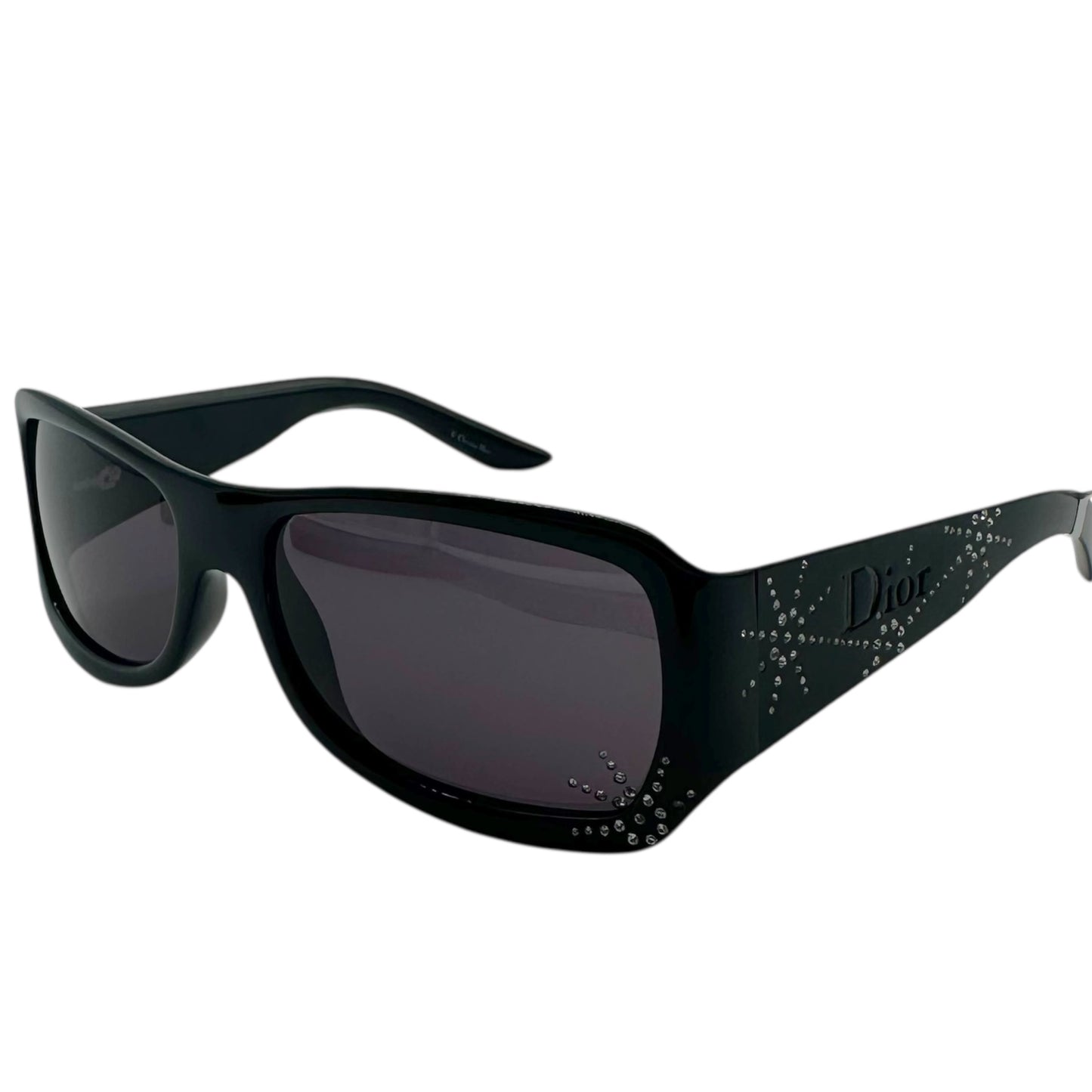 Christian Dior Spidior2 Black Crystal Sunglasses