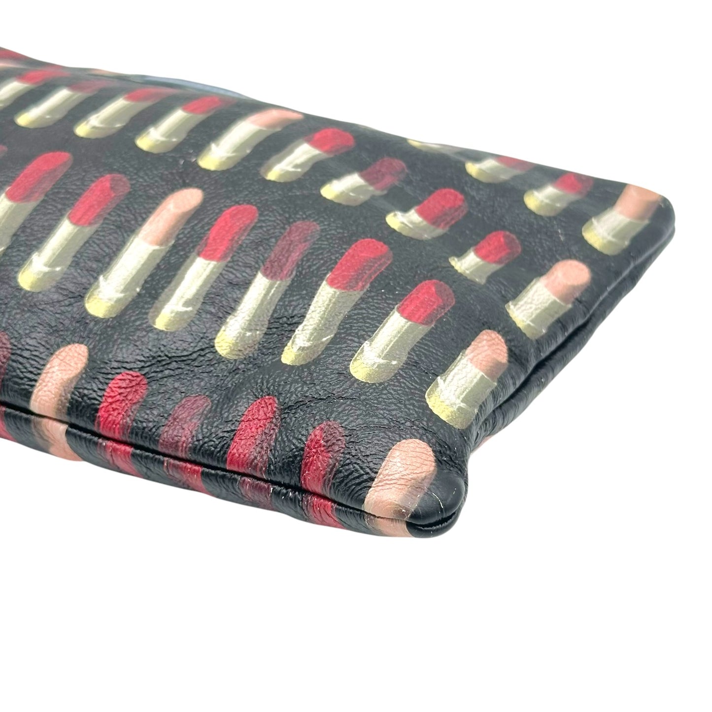 Prada F/W 2018 Lipstick Print 2-Way Clutch Bag