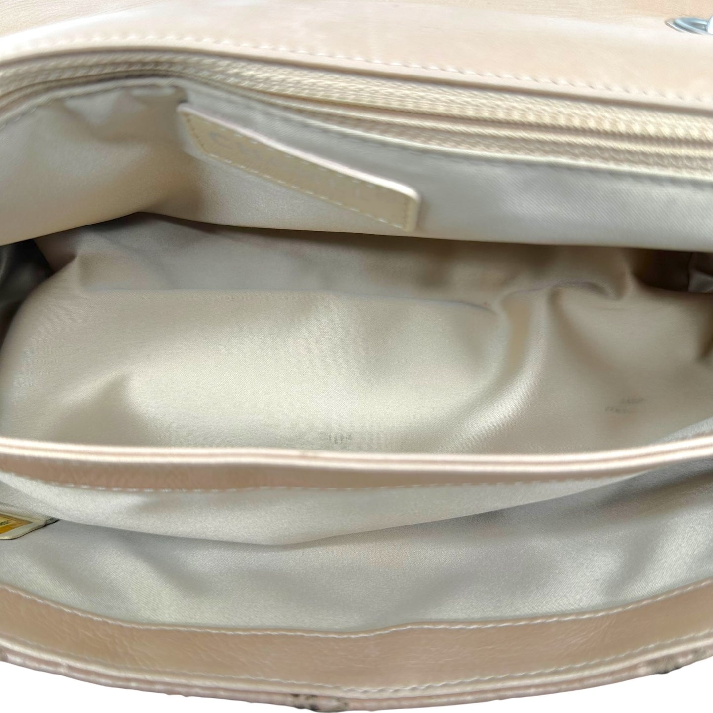 Chanel Tan Python Wild Stitch Medium Flap Bag