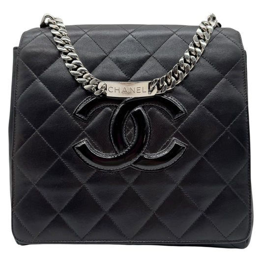 Chanel Black Matelasse Lambskin ID Bracelet Bag 1996-1997 - Outfit Repeater