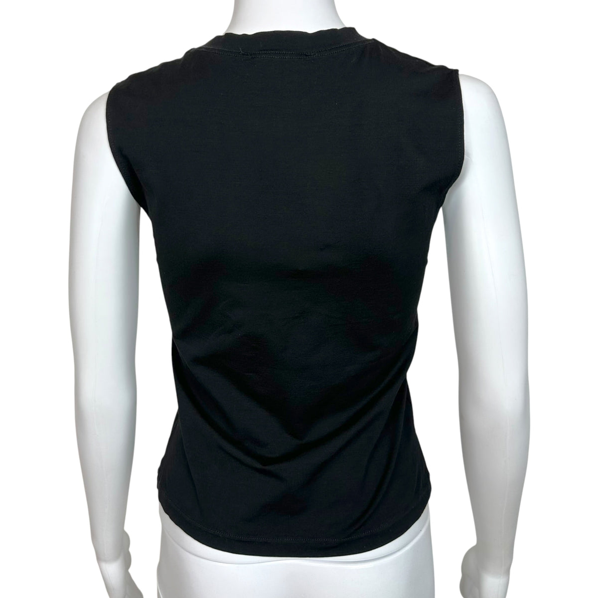 Christian Dior Black Patchwork Letter Tank Top