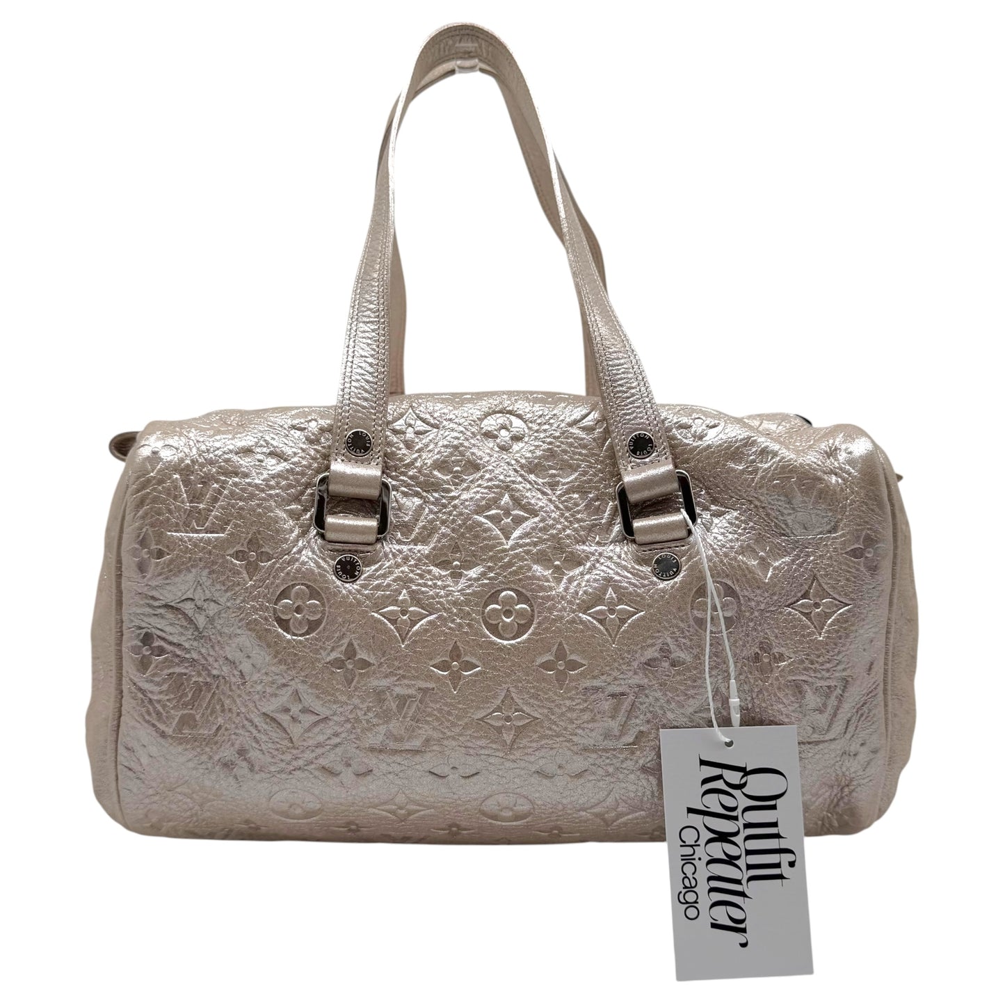 Louis Vuitton Boston Shoulder Bag Pink Shimmer Monogram