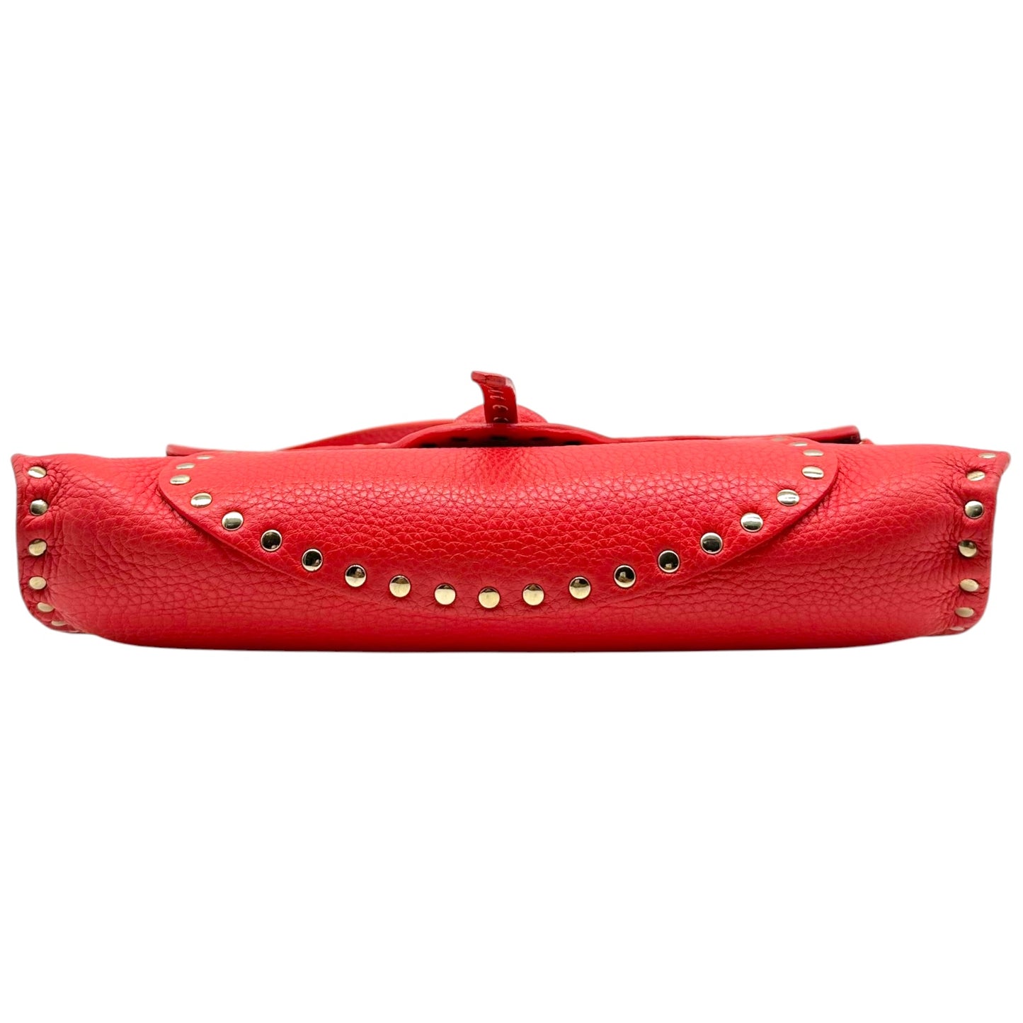 Celine Blood Orange Studded Shoulder Bag