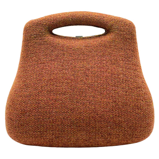Chanel Burnt Orange Tweed Handbag 2005 Edition