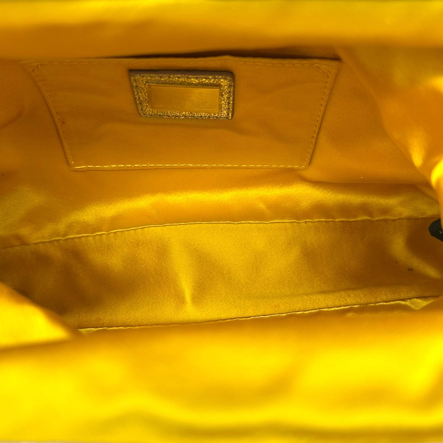 Fendi Metallic Pink & Silver Suede 2-Way Clutch Bag