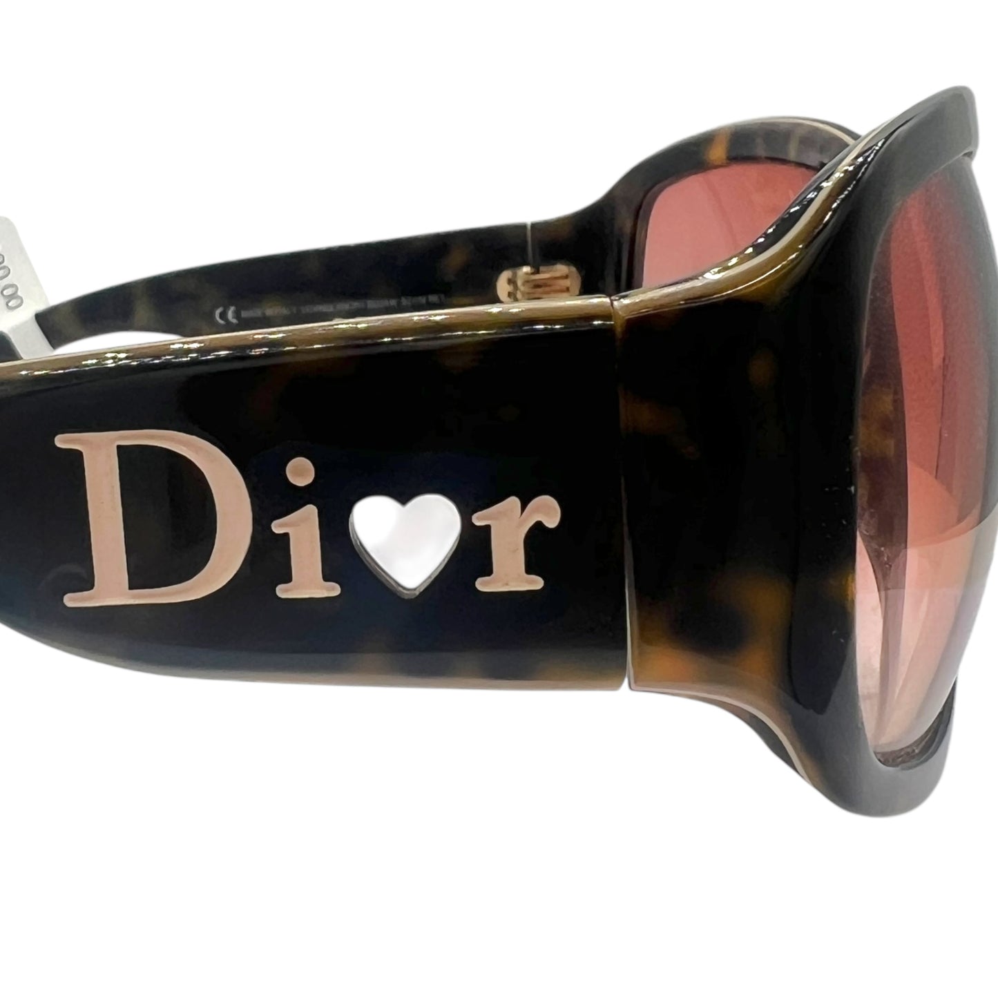 Christian Dior LovinglyDior1 Tortoise & Pink Oversized Sunglasses