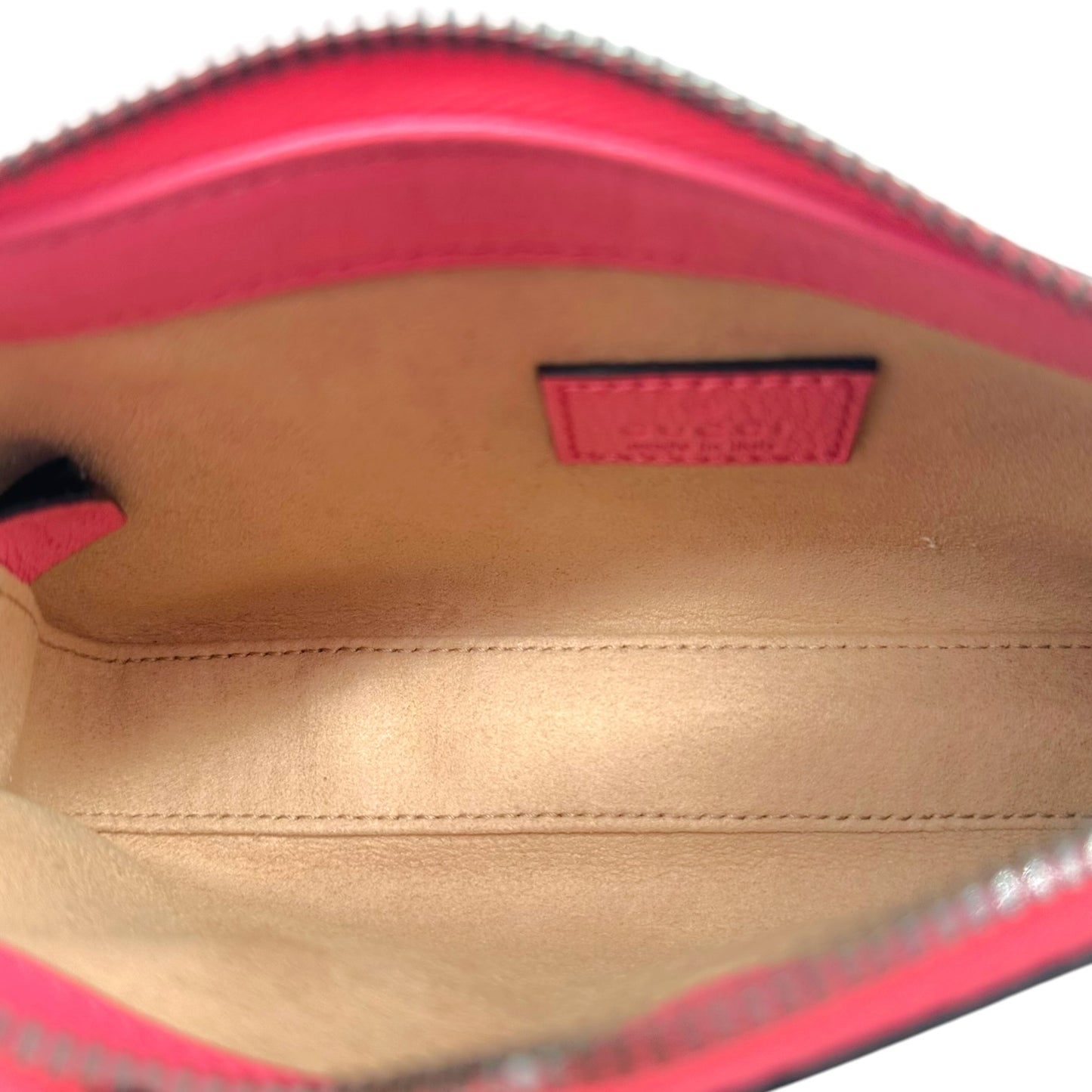 Gucci Pink Leather Mini Pochette Bag