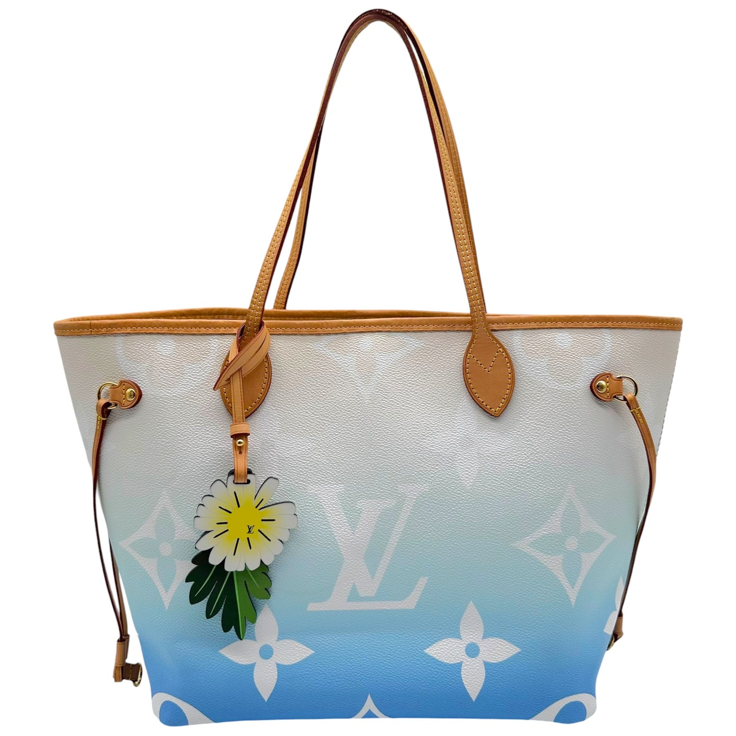Louis Vuitton Blue Giant Monogram Ombre By the Pool Neverfull MM Tote