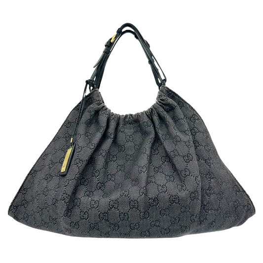 Gucci Gray Denim Monogram Bag - Outfit Repeater